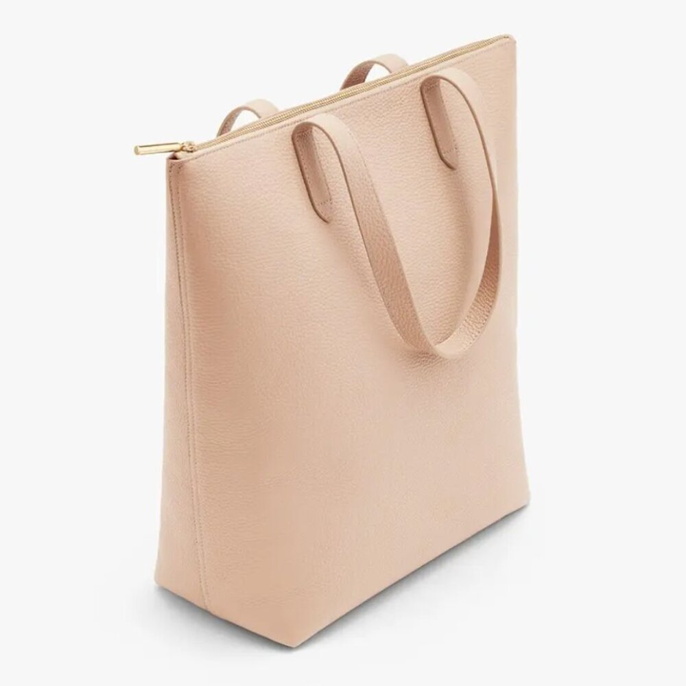 Cuyana Blush Pink Tall Zipper Tote Bag